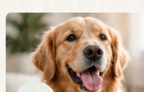 Chien heureux